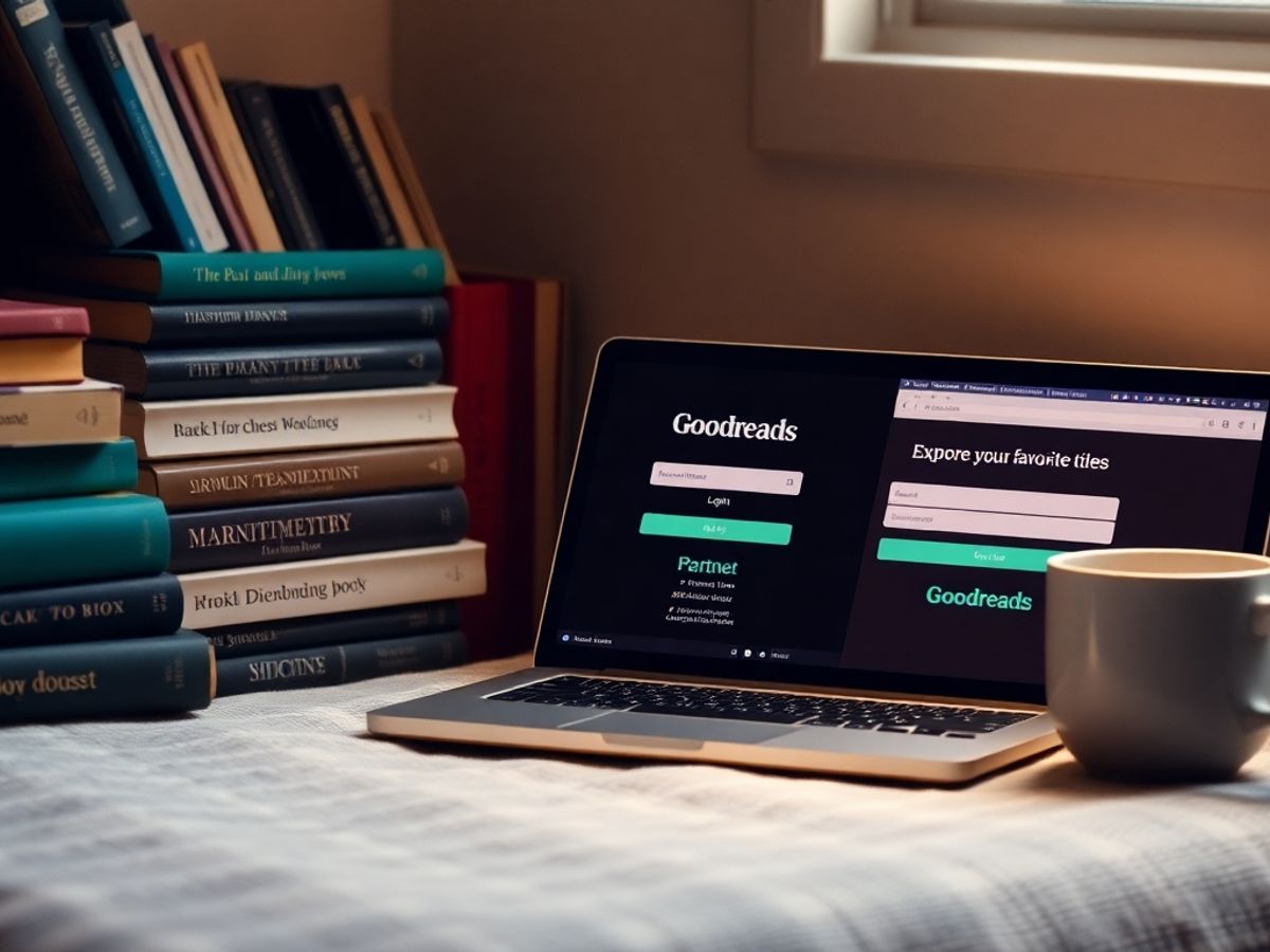 Cozy reading nook with books and a laptop.