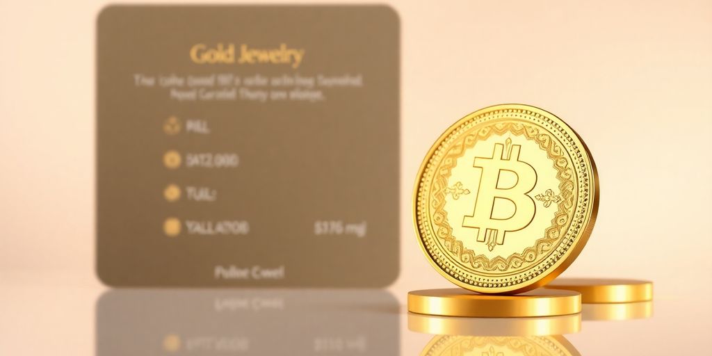 Interface de paiement avec une pièce d'or.