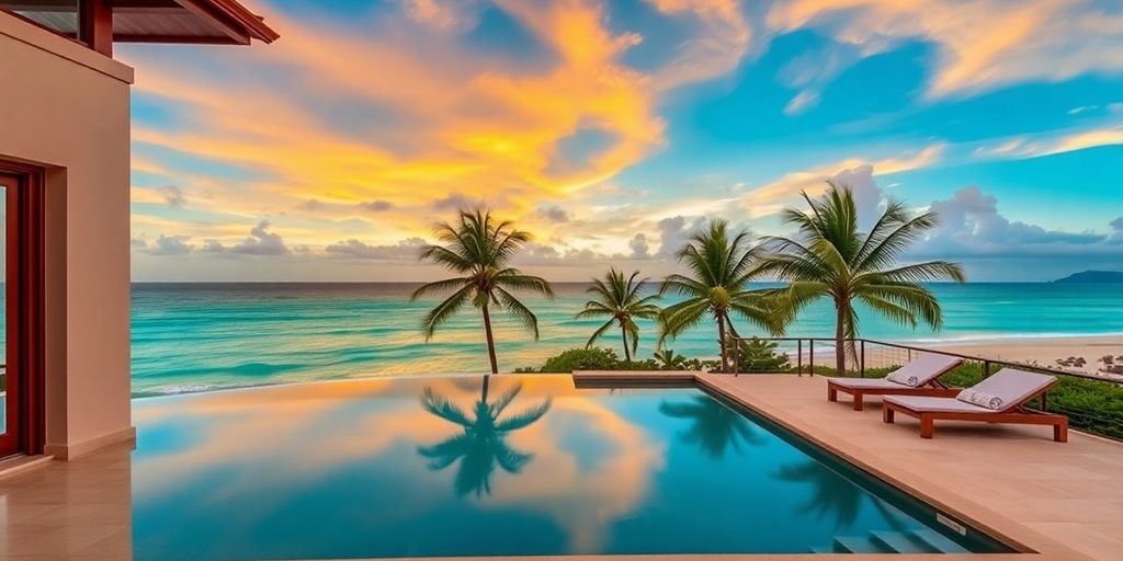 Beautiful beachfront villa with infinity pool in Bophut.