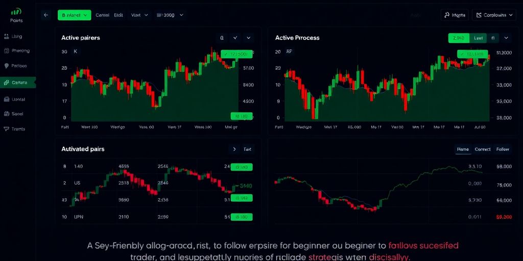 Novabot interface with copy trading feature.