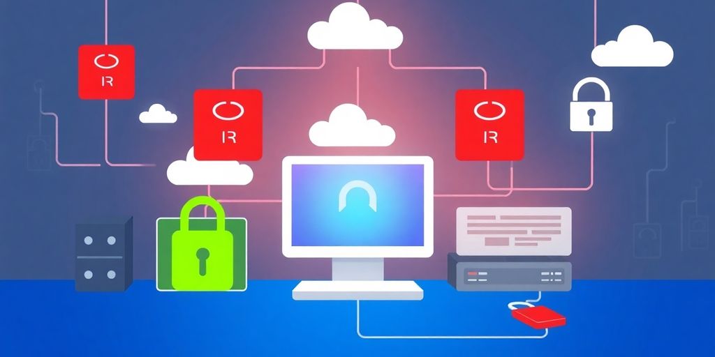 Secure computer network with firewalls and encrypted data streams.
