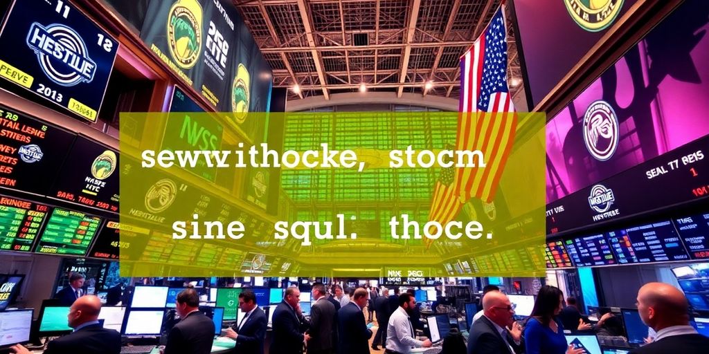 Traders at work on a bustling stock exchange floor.