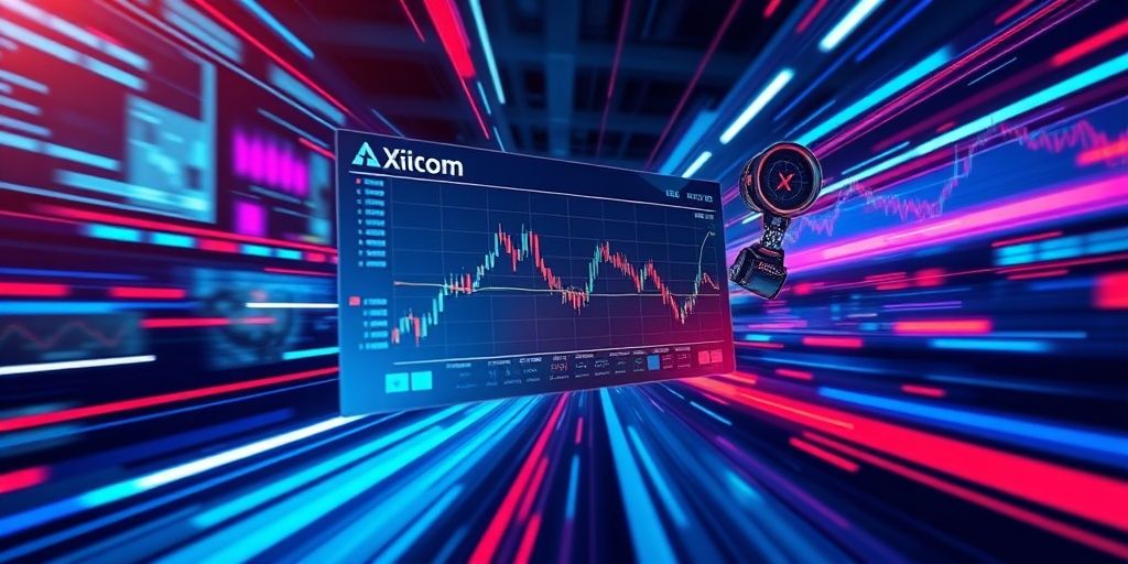 Axiom trading bot interface on a screen.