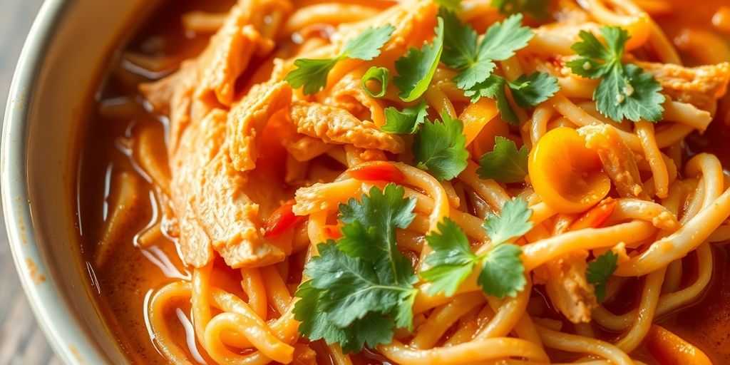 หมี่ไก่ฉีกน่ากิน