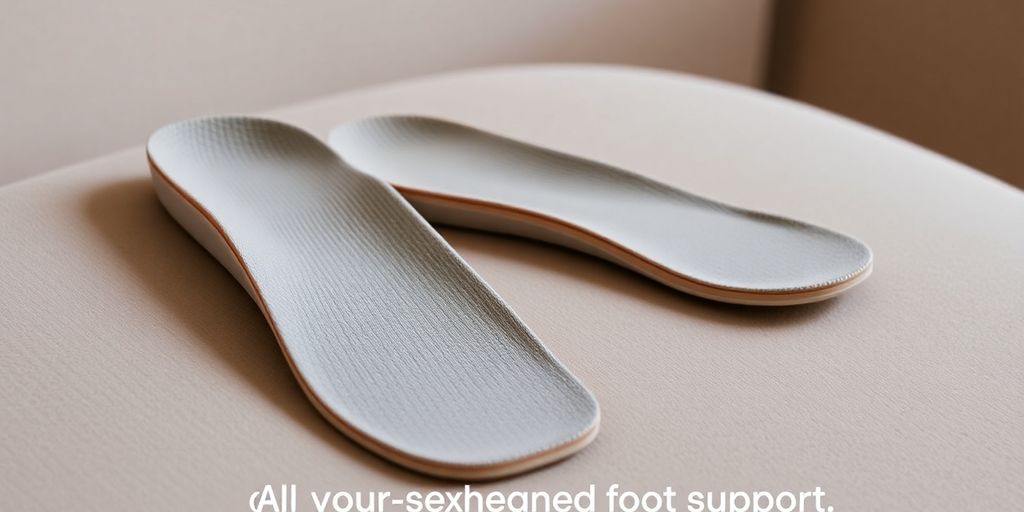 Extra wide insoles on a soft surface for comfort.