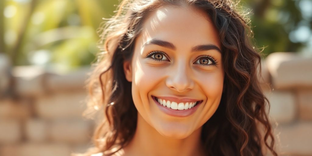 Person feeling energized and healthy.