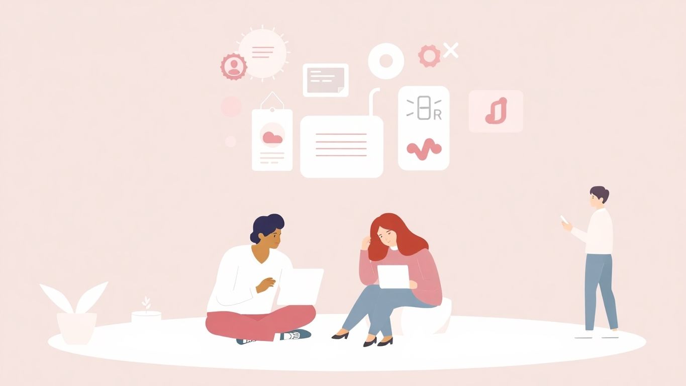 Mennesker som samarbeider om logo design.