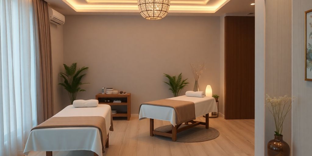 Büyükçekmece masaj salonu, rahat ve huzurlu bir atmosfer.