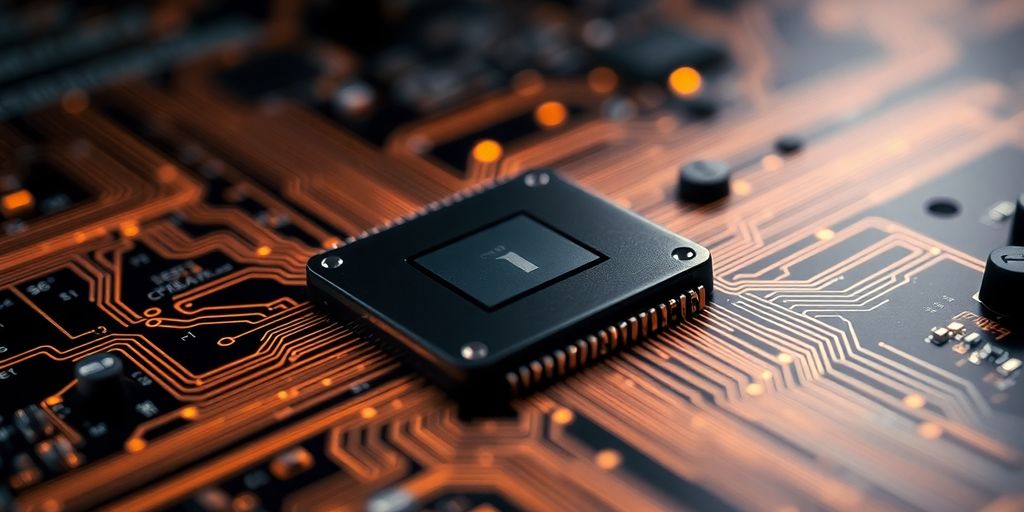 Microchip, code, and circuit board.