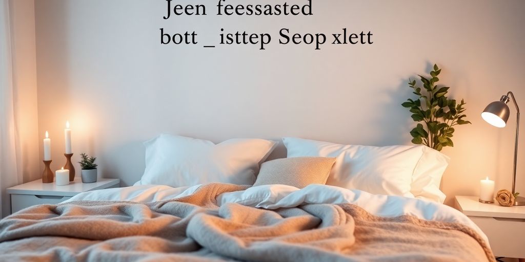 Cozy bedroom setup for better sleep and relaxation.