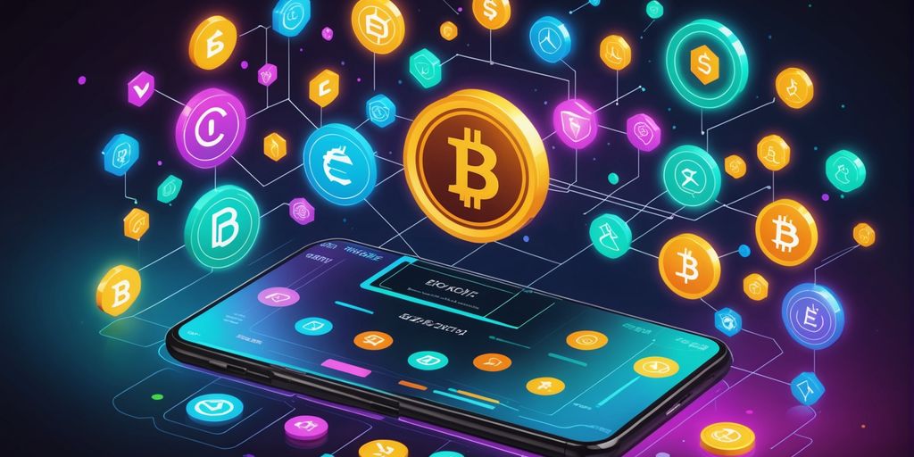 Digital wallet with cryptocurrencies and referral bonuses