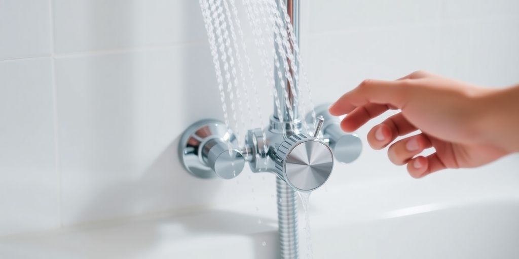 Modern thermostatic bath shower mixer