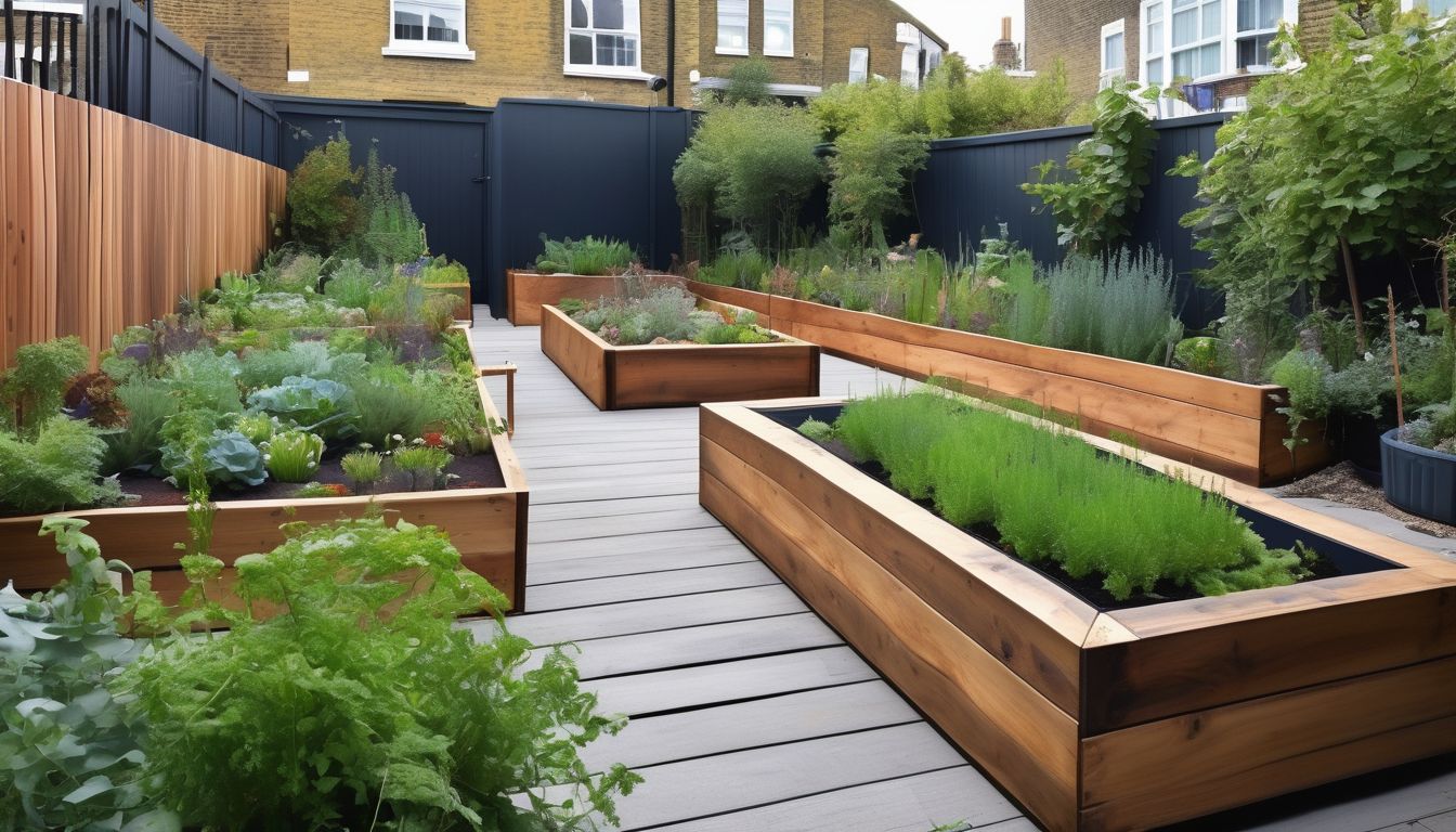 urban garden raised beds London