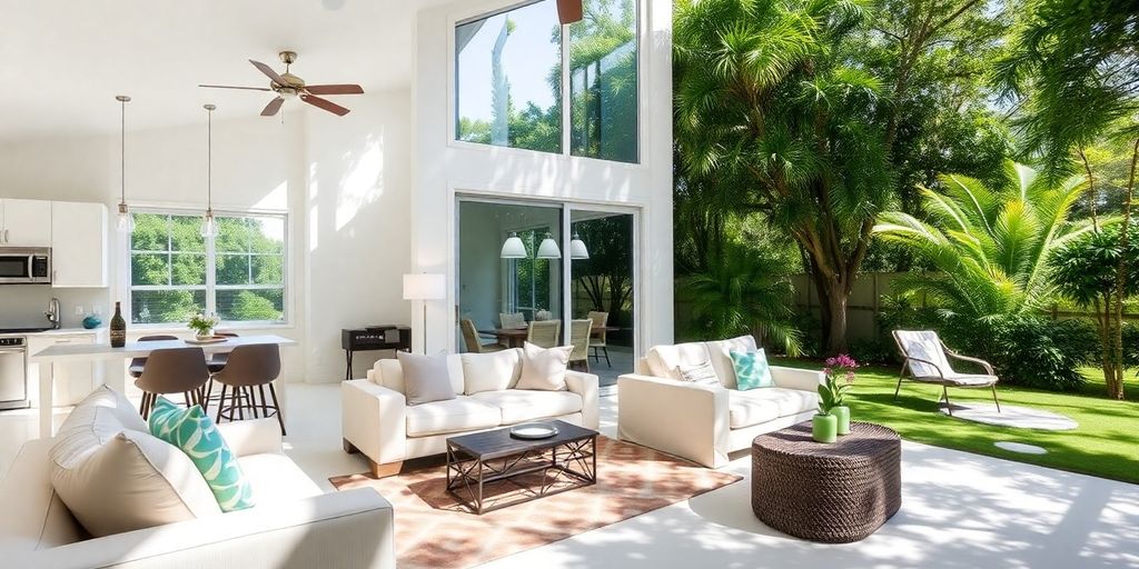 Cozy separate living space in sunny Florida.