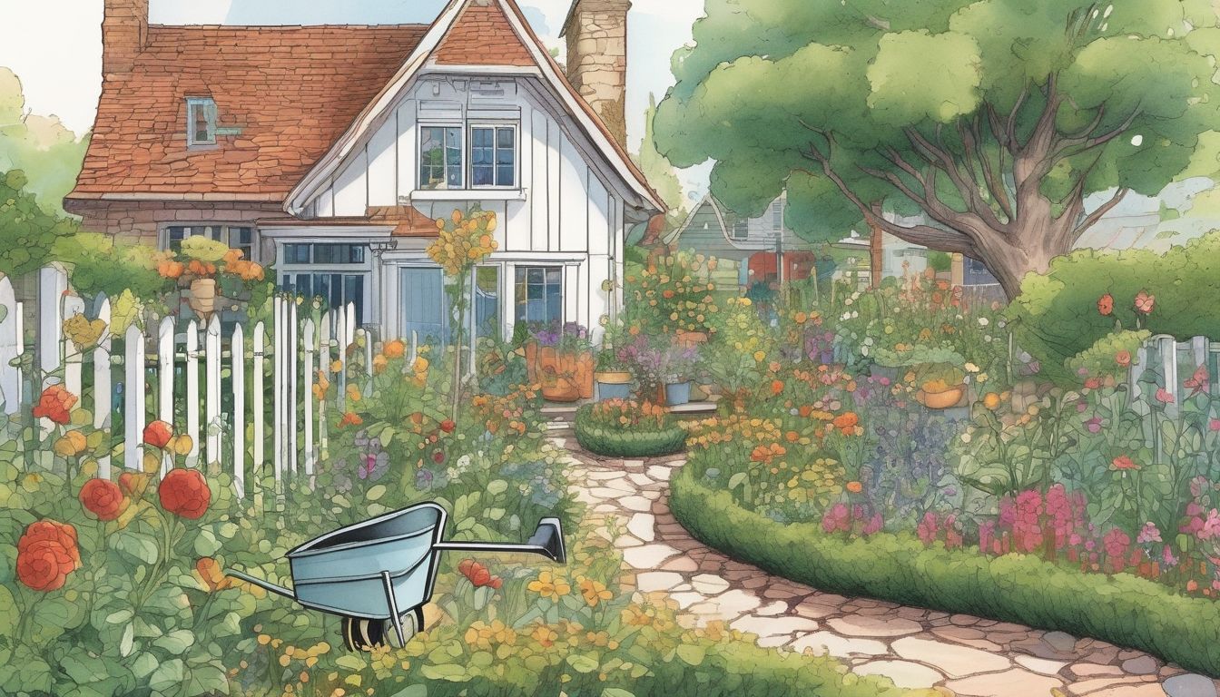 watering garden