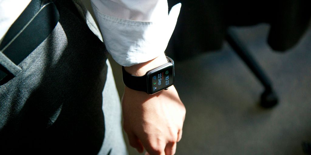 Apple Watch on person's wrist