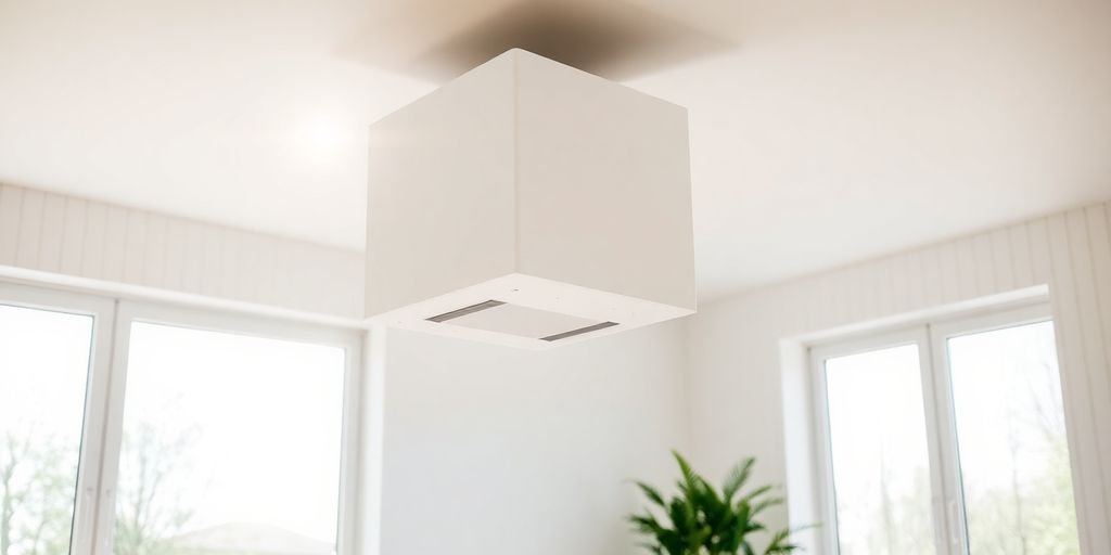 Sistem de ventilație Zehnder ComfoAir Q modern în interior casă