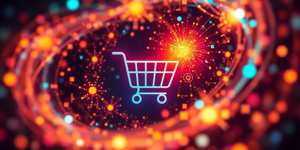 AI powering online shopping growth.