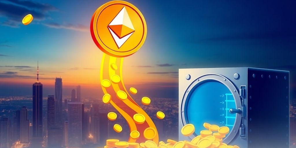 Ether ETF inflows surge, ETH price climbing.