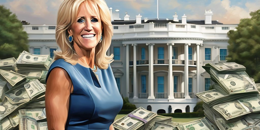 Jill Biden, money, salary, wealth, White House, professional woman