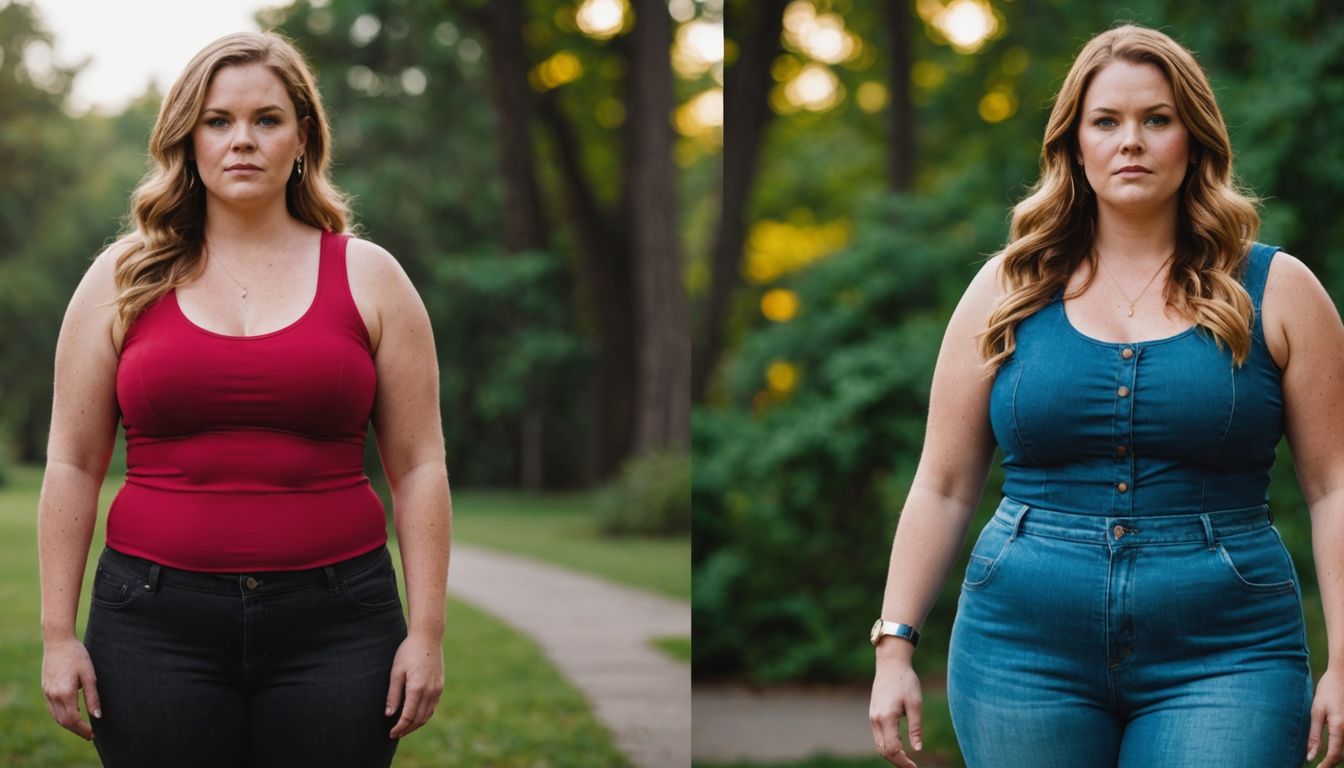 Lainey Wilson before and after weight loss transformation.