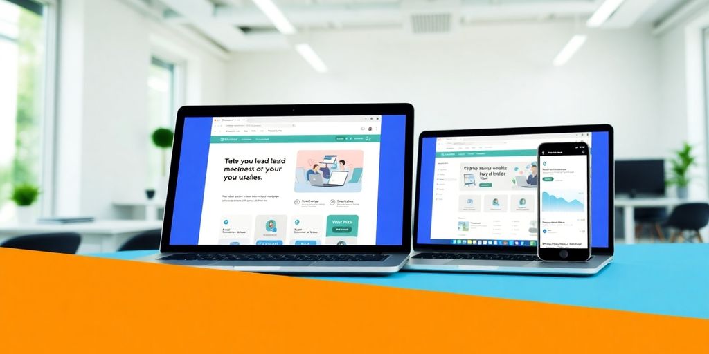 Prikaz modernog radnog prostora sa tehnologijom.