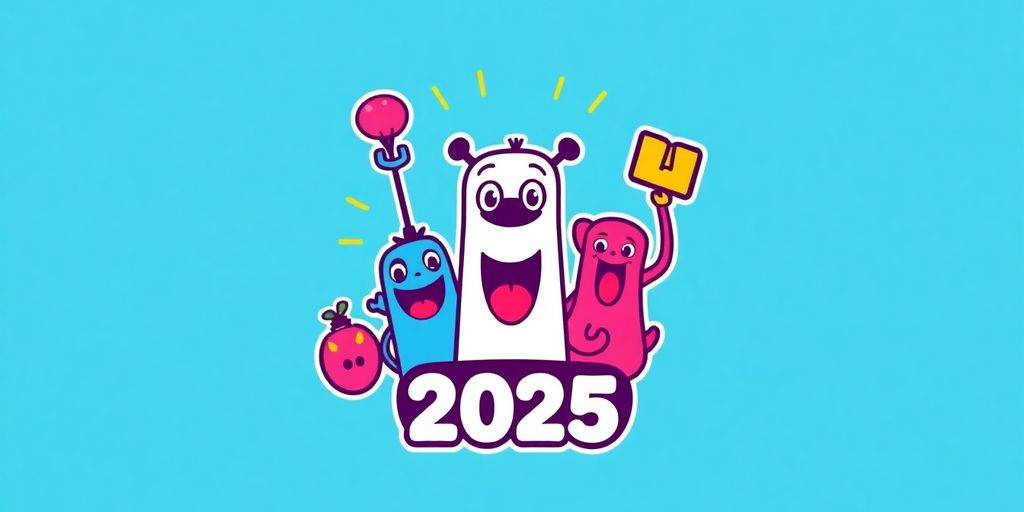 Colorful character-driven logo design for small businesses.