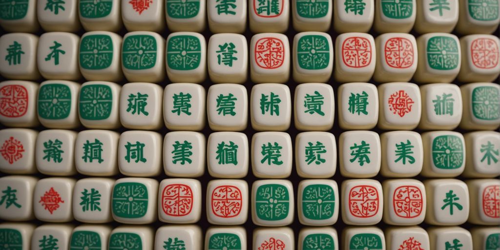 Close-up of Mahjong tiles with the title 'Decoding Mahjong Tile Names: A Beginner's Handbook' overlayed.