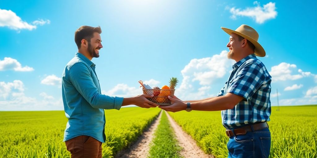 Direct path from producer to happy customer.