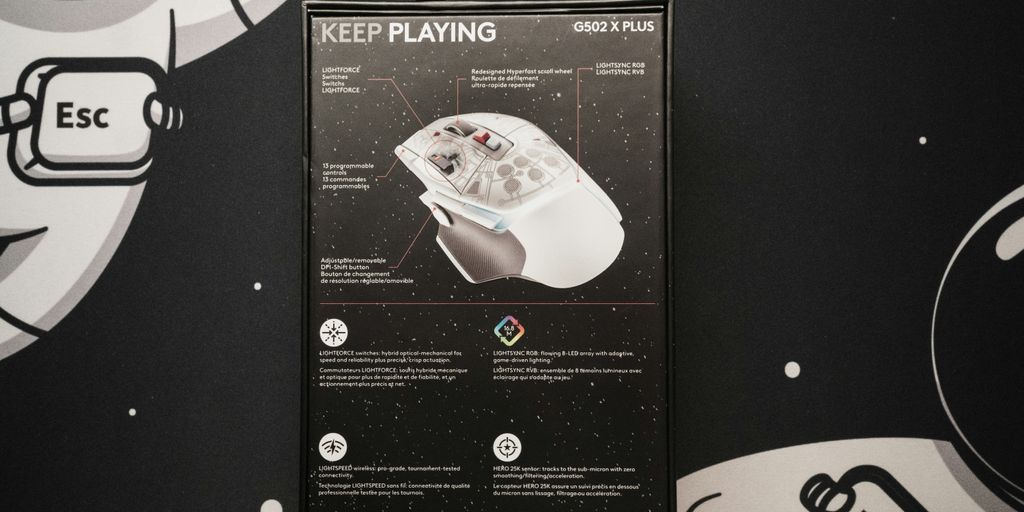 a box with a mouse inside of it
