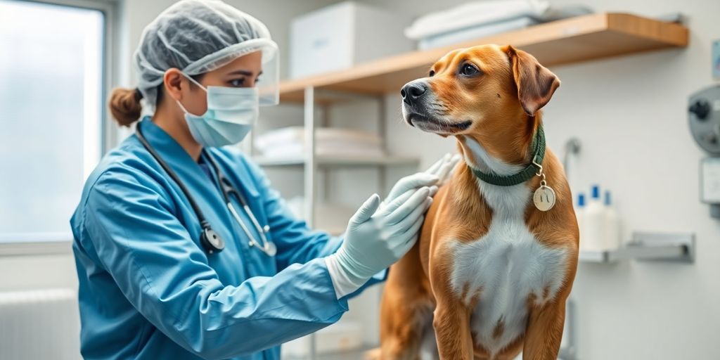 Dezinfectare veterinara in clinica, echipamente de curatenie.