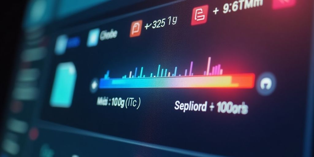 Digital image compression process on a computer screen.