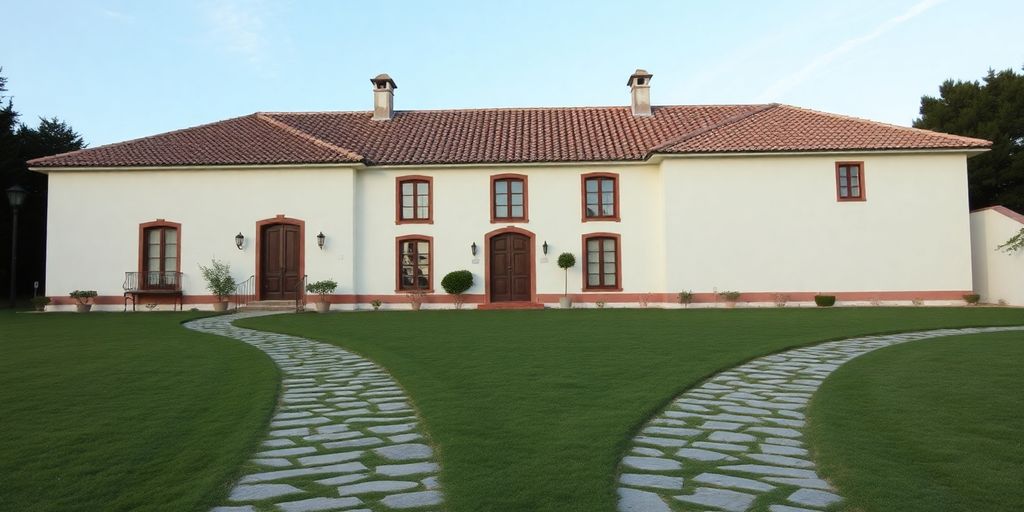 Portugal house with fixed vs variable mortgage options.