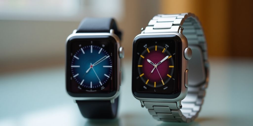 Apple Watch und Samsung Galaxy Watch im Vergleich