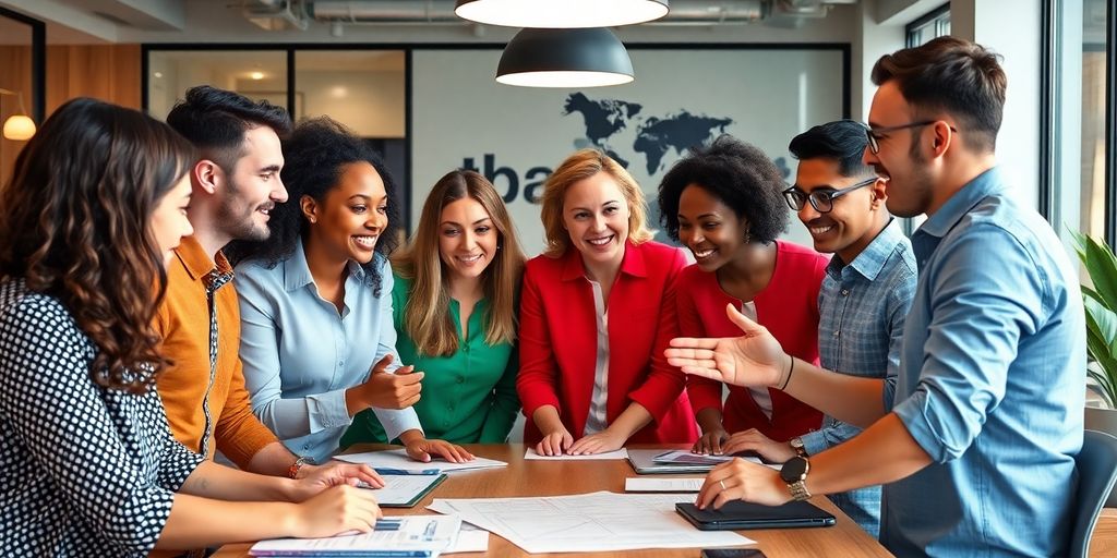 Professionnels collaborant sur une stratégie de lead nurturing.