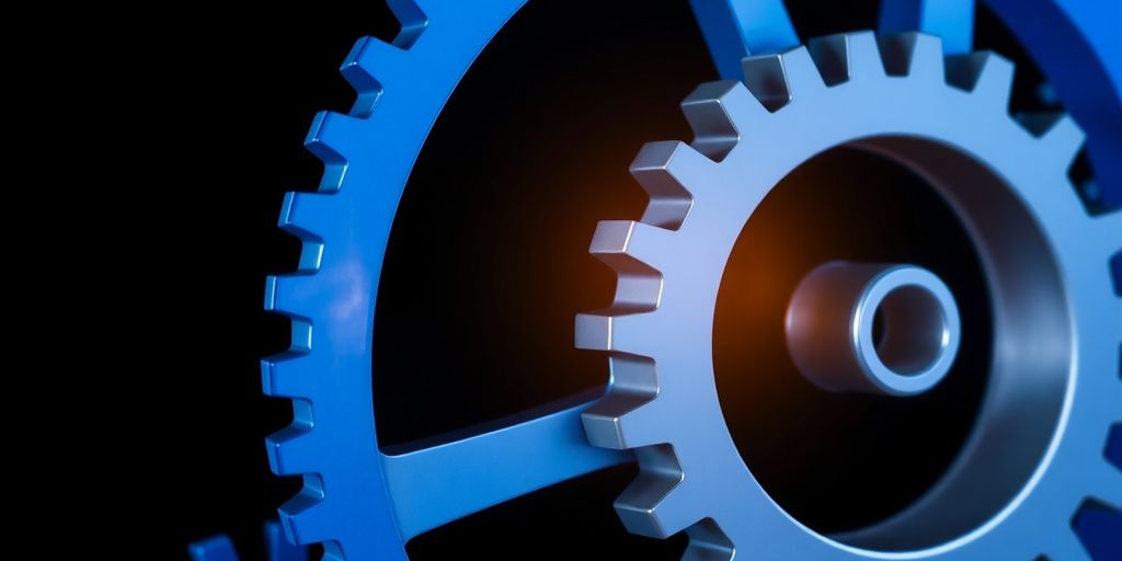 Website backend and frontend gears working together.