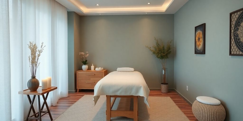 Büyükçekmece masaj salonu iç mekan görüntüsü.