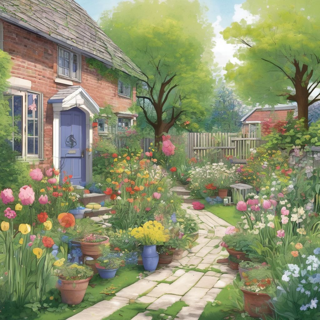 spring garden cleaning