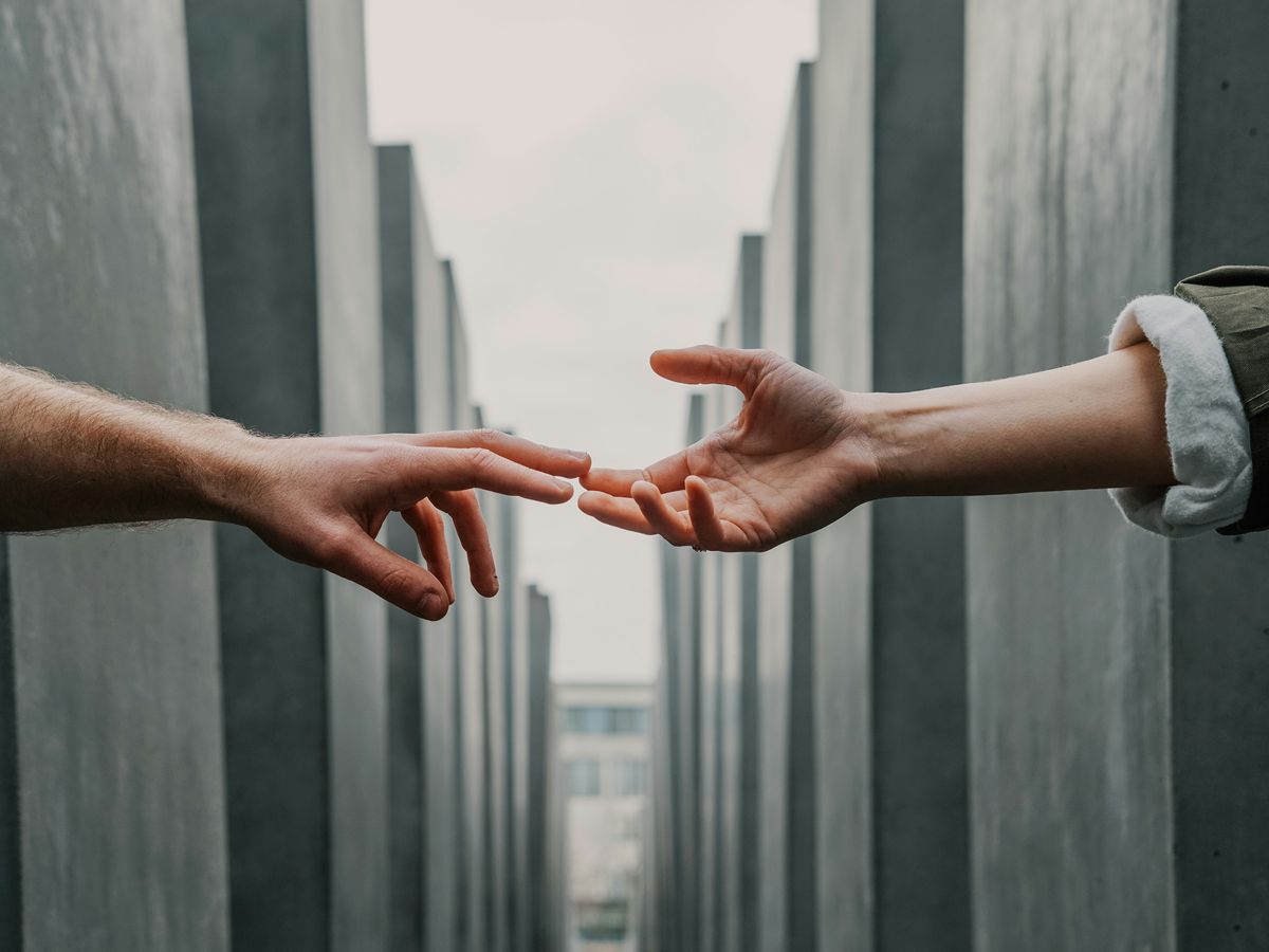 two hands