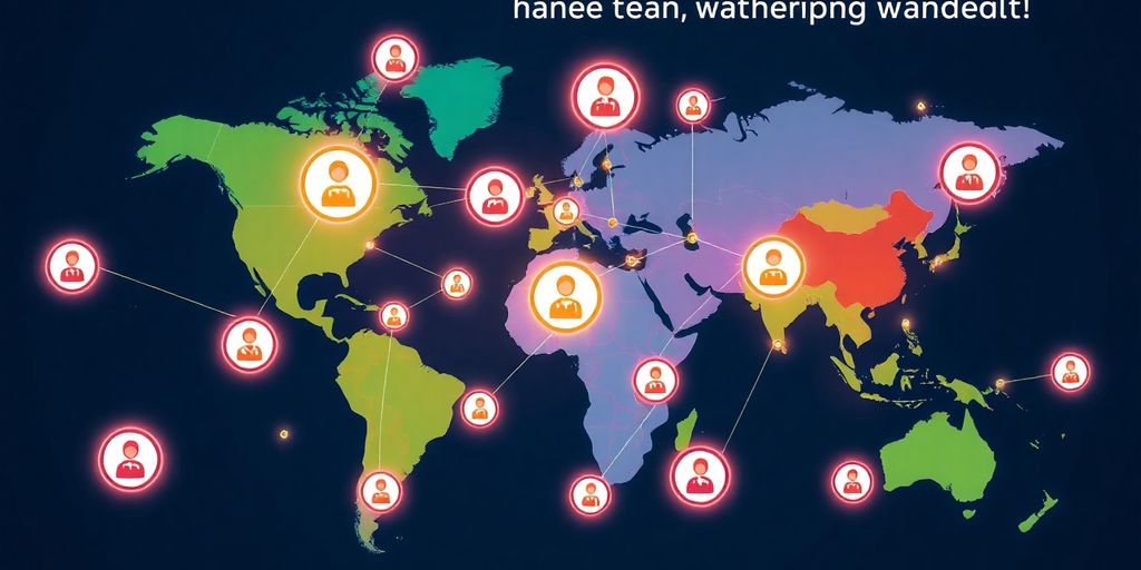 Global map with patent symbols and interconnected nodes.