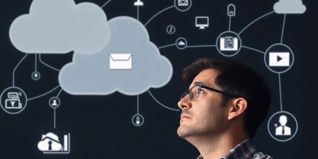 UK small business owner reviewing IT budget.