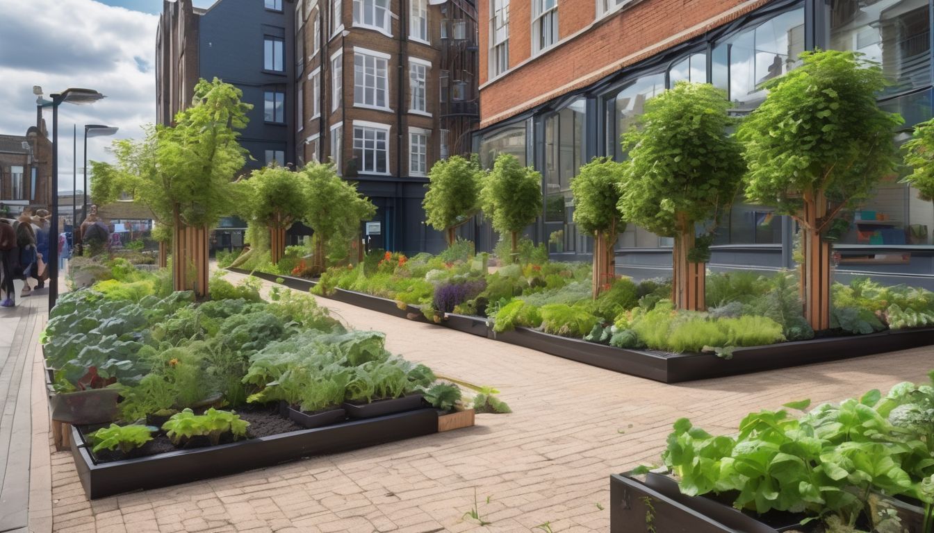 urban gardening technology in UK city