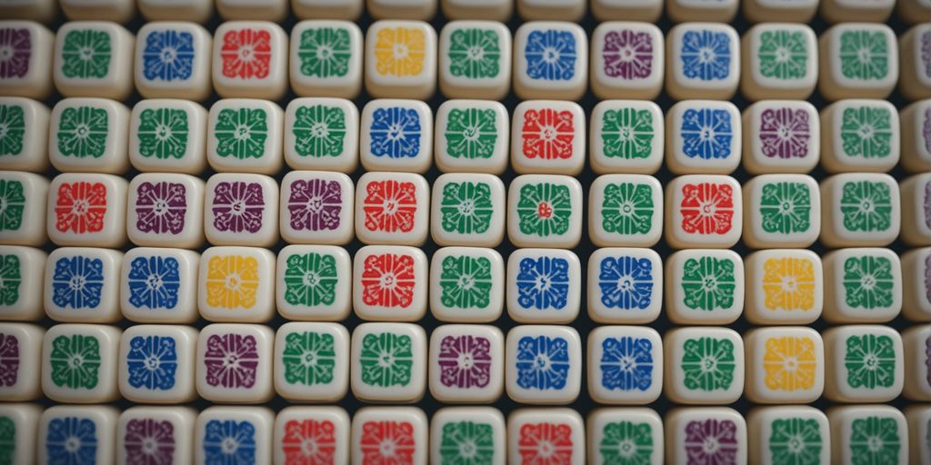 Thumbnail image of Mahjong tiles in a grid.