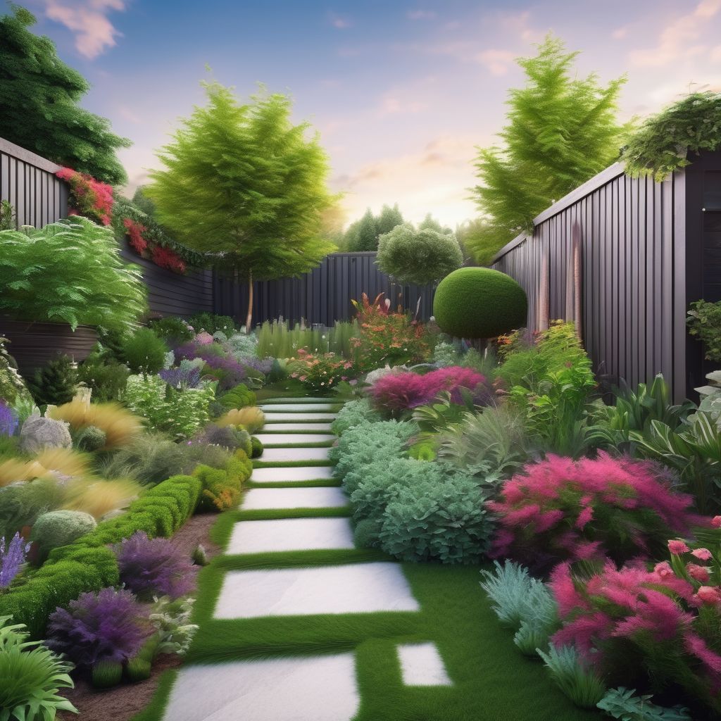 beautiful thriving garden landscaping design