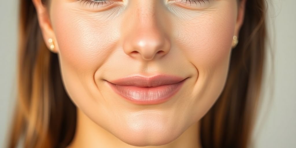 Woman with radiant, even-toned skin.
