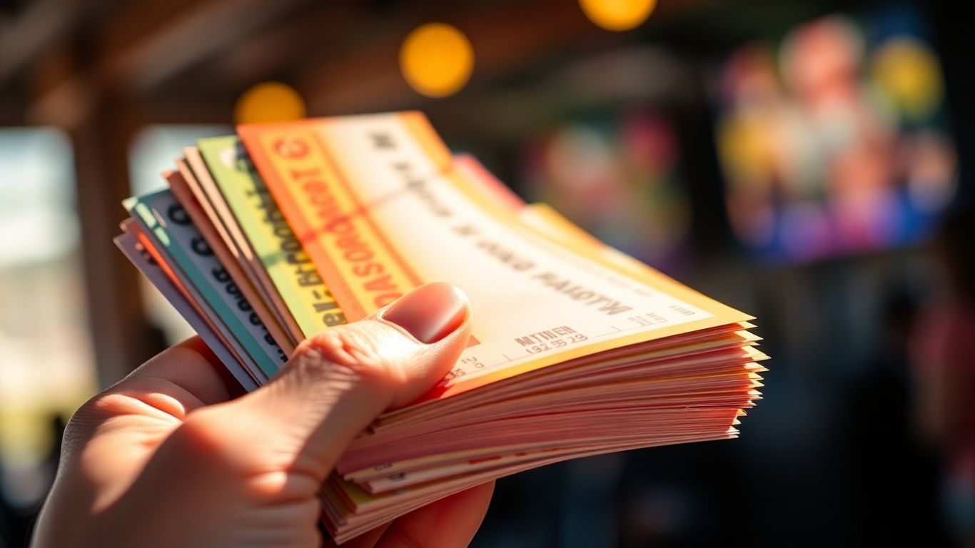 มือถือสลิปพนันหลายใบ