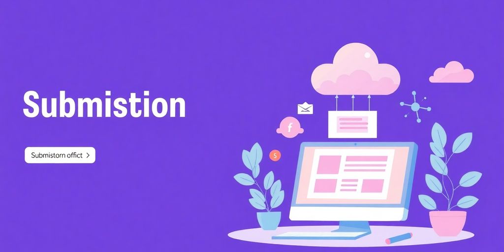 Illustrasjon av digital innsending av næringsoppgave.