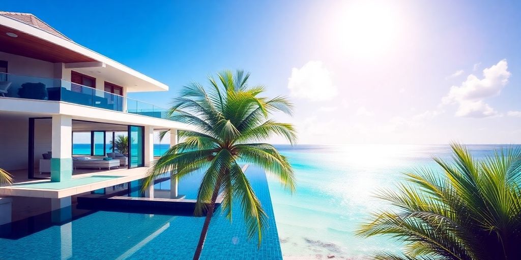 Luxury Phuket villa with stunning ocean view.