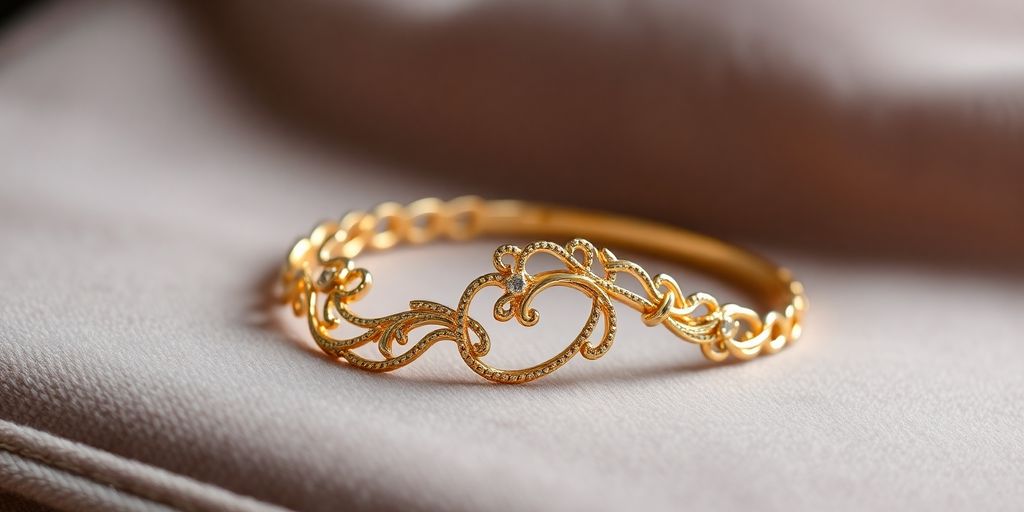 Bijoux en or sur un fond en velours doux.