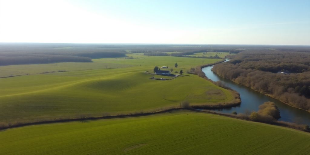 Arkansas land parcel with a flowing river nearby.